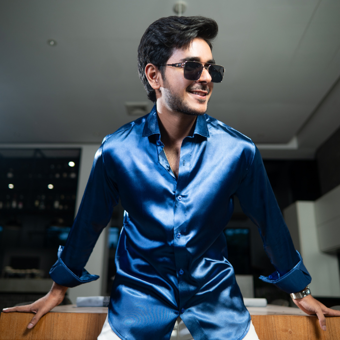 Blue Shirt (Silk)