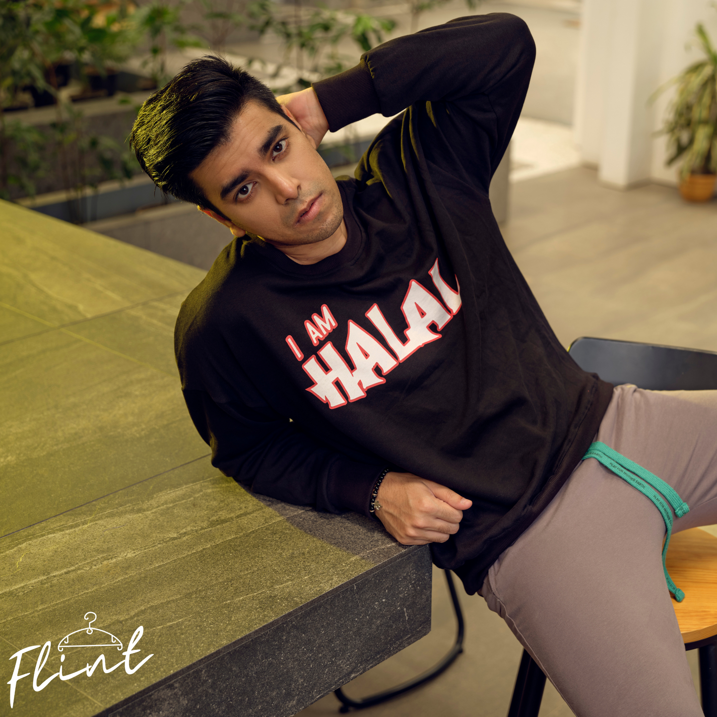 Sweat Shirt ( Black)