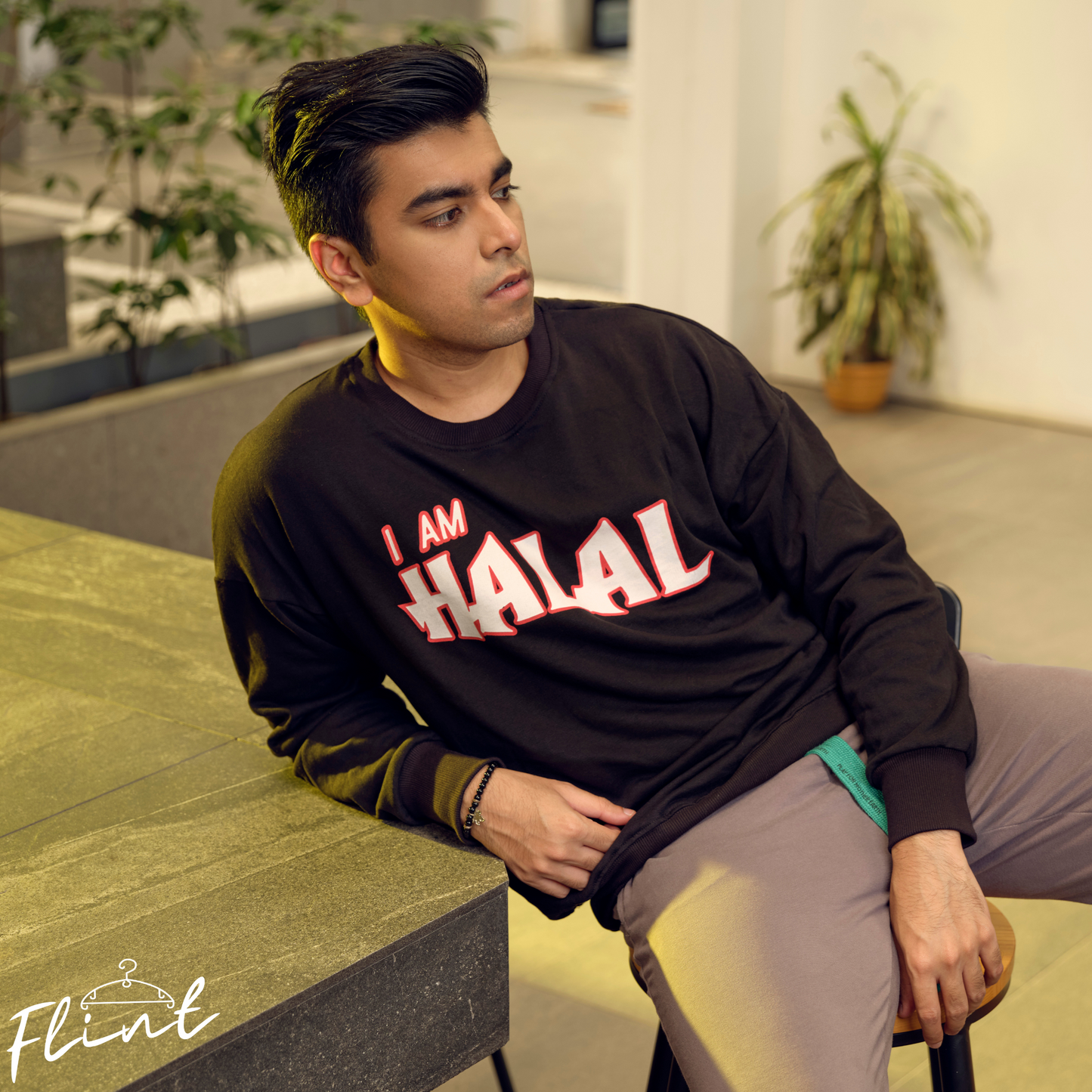 Sweat Shirt ( Black)