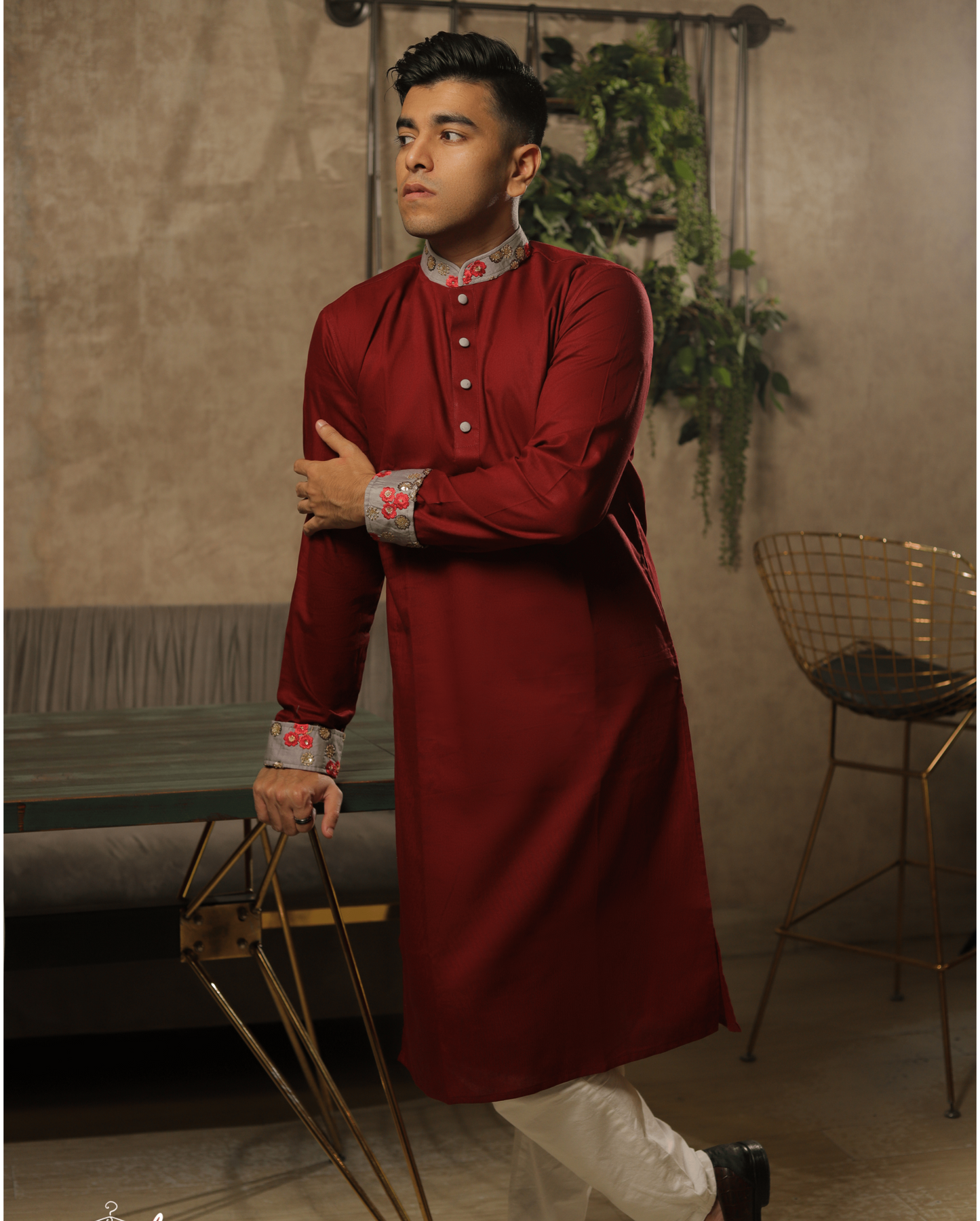 Red Panjabi