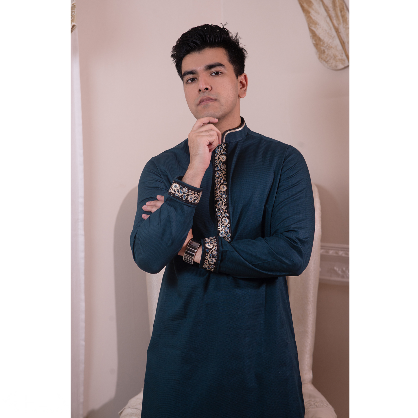 Teal Panjabi