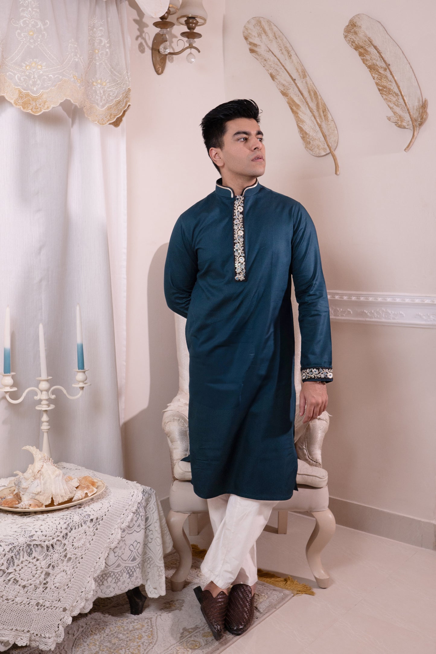 Teal Panjabi
