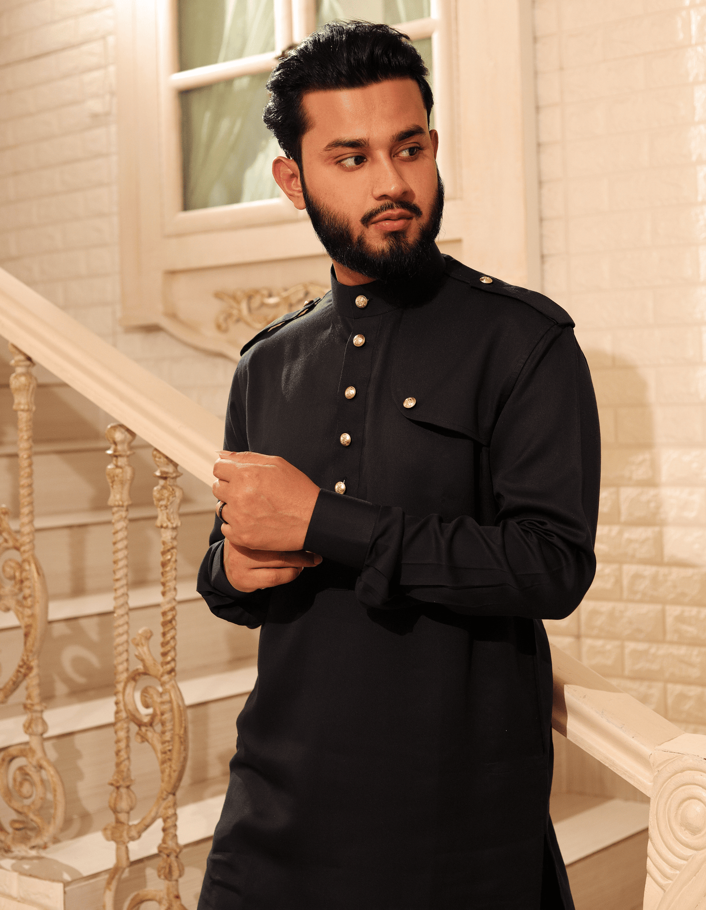 Black Kurta