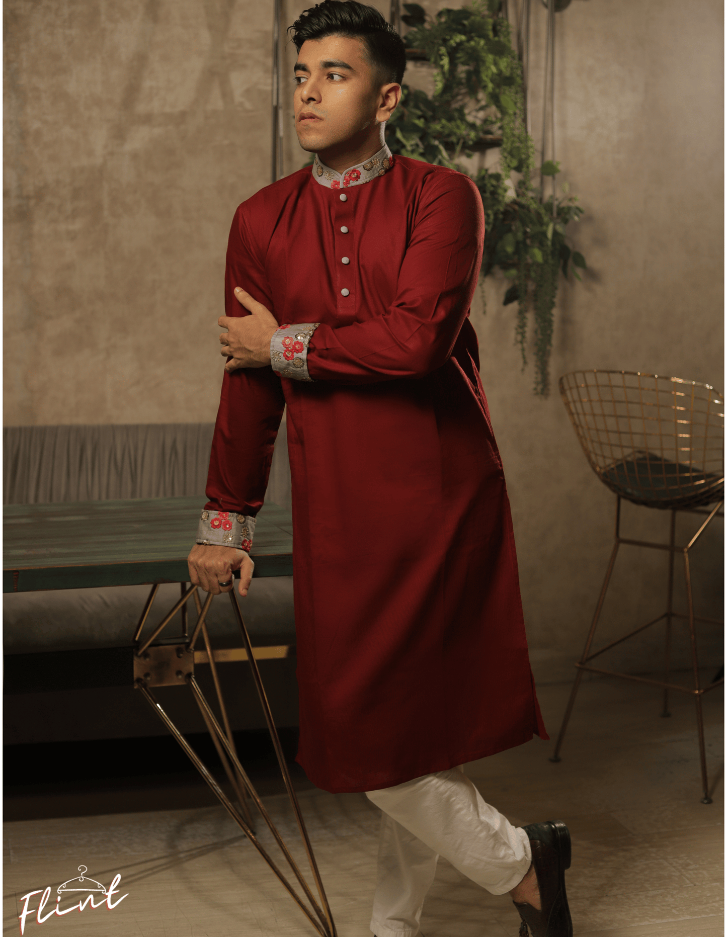 Red Panjabi