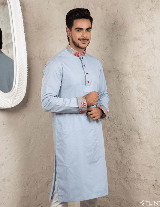 Sky Blue Panjabi