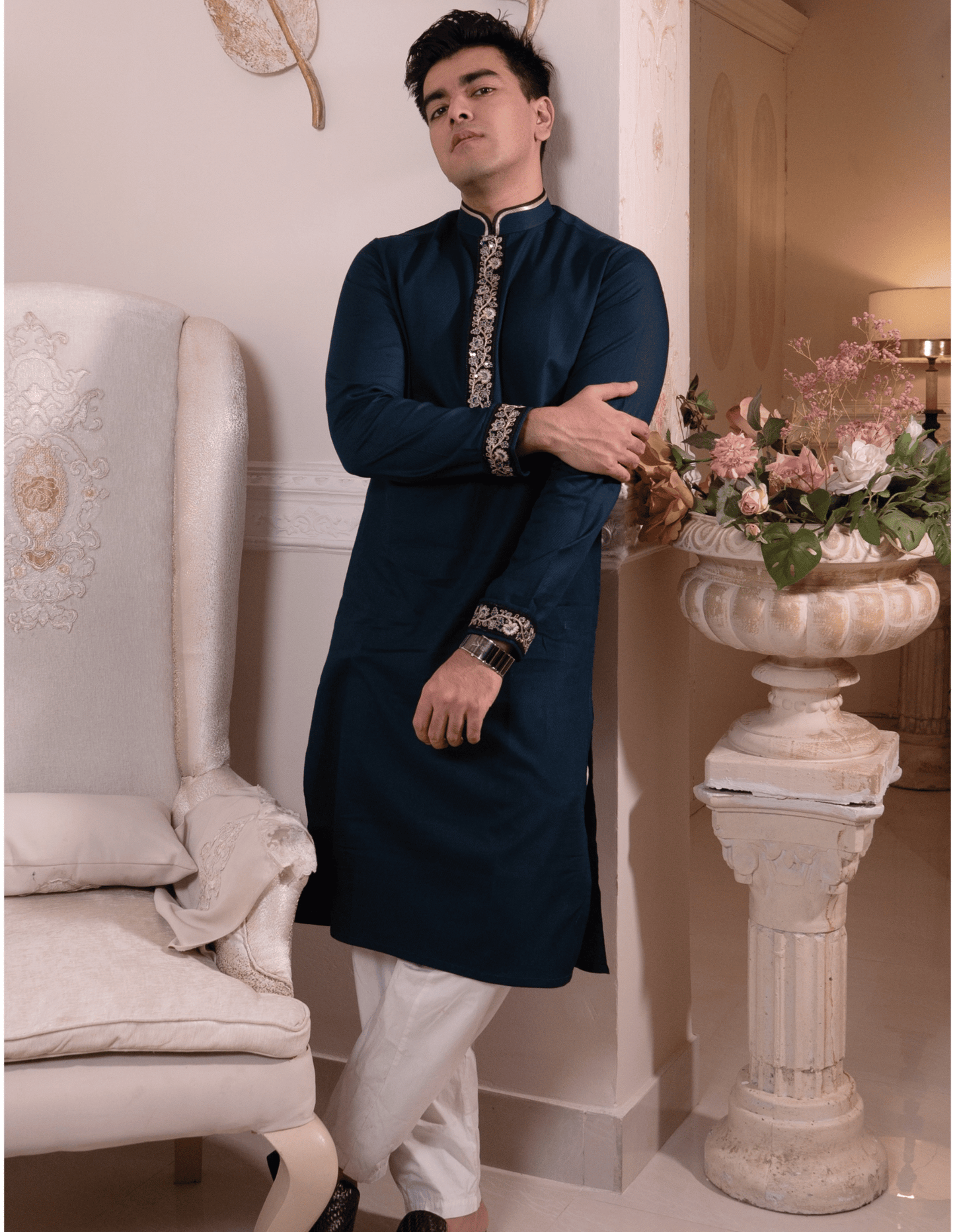 Teal Panjabi