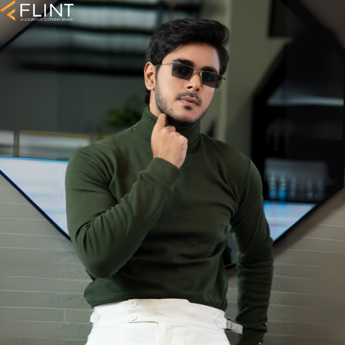 Hi Neck (Bottle Green)