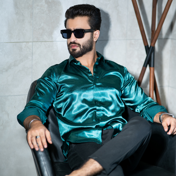 Green Shirt  (Silk)