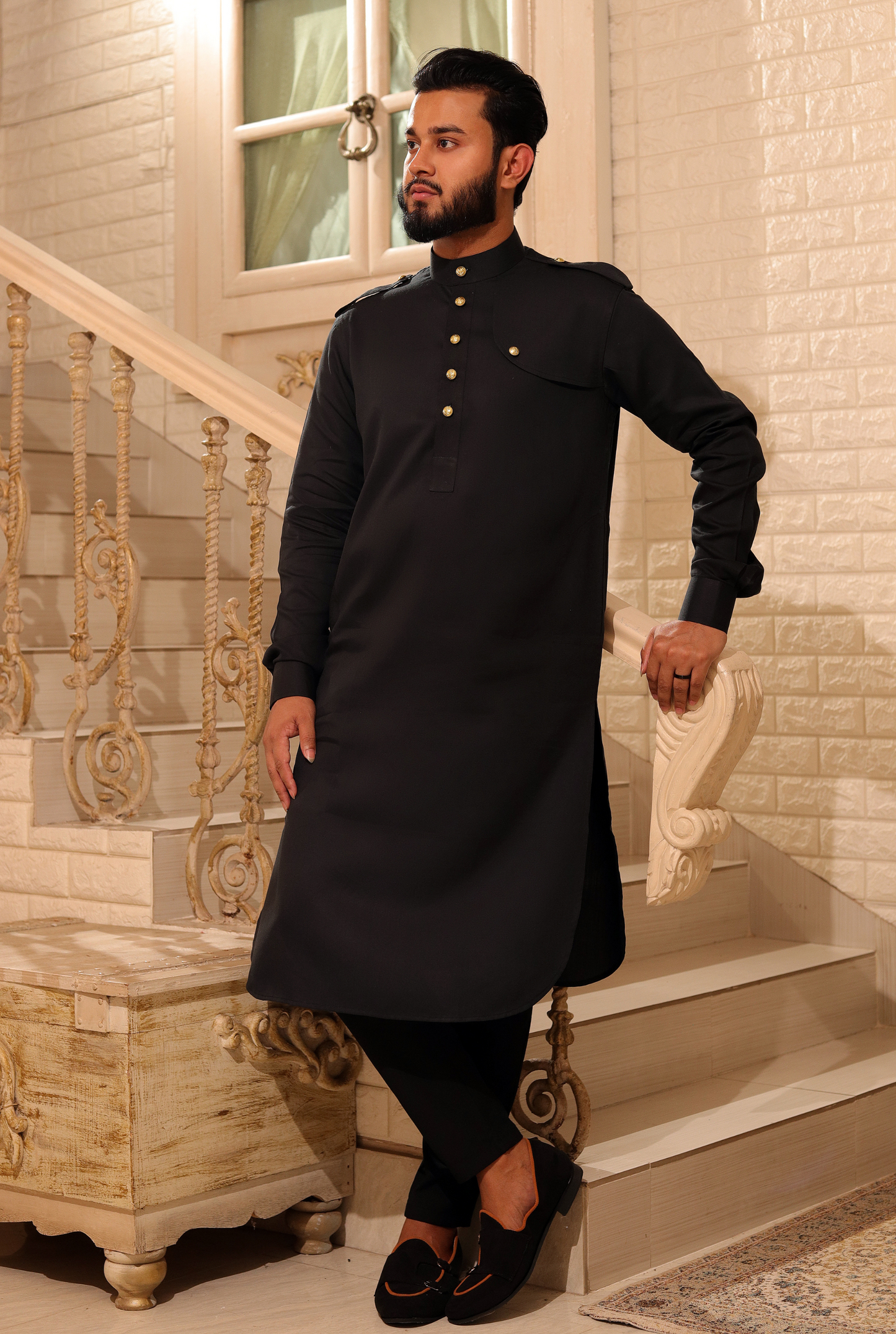 Black Kurta