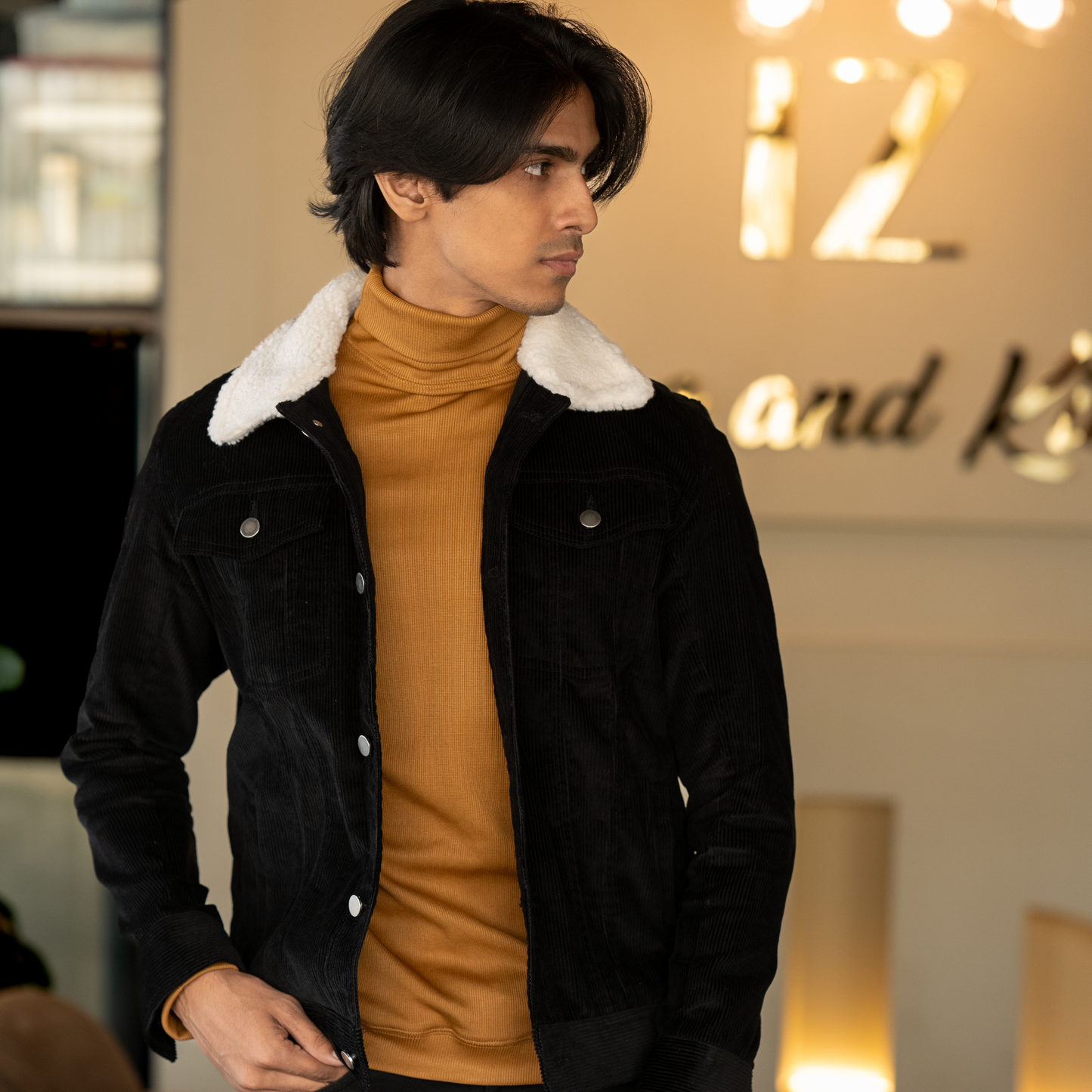 Black Cord Jacket (w)