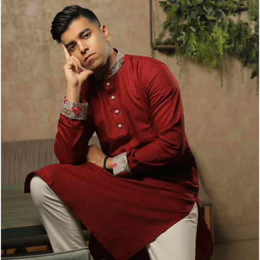 Red Panjabi