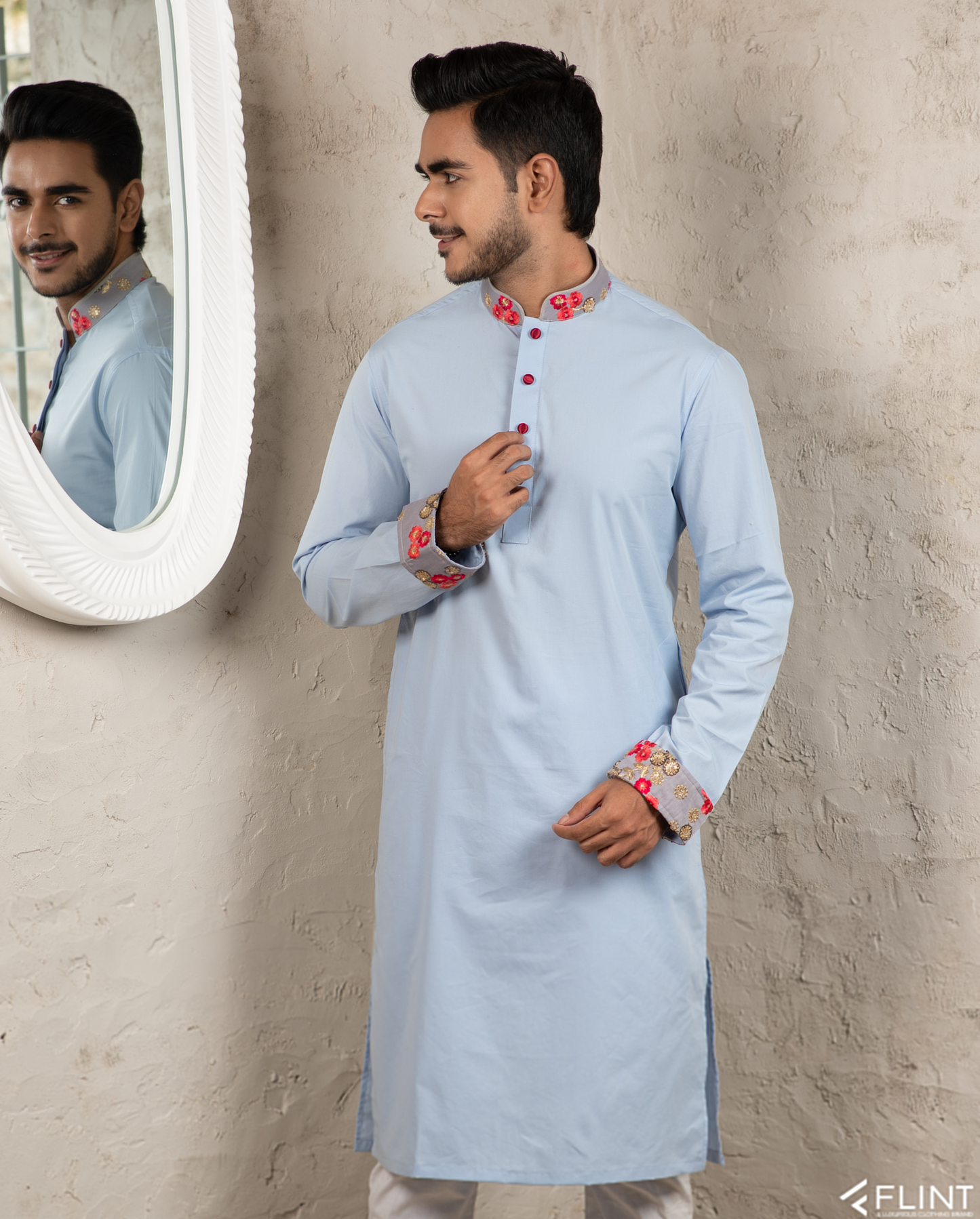 Sky Blue Panjabi