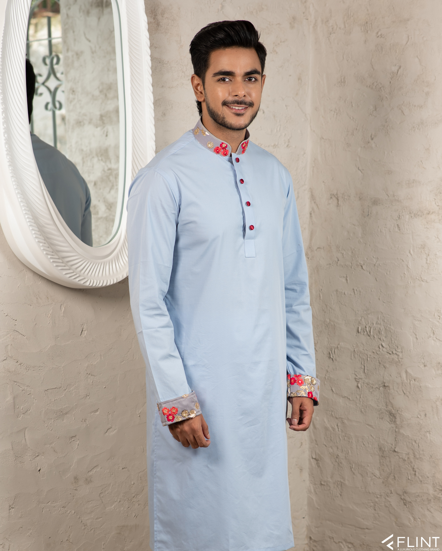 Sky Blue Panjabi